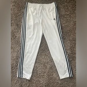 Adidas White Joggers with tags